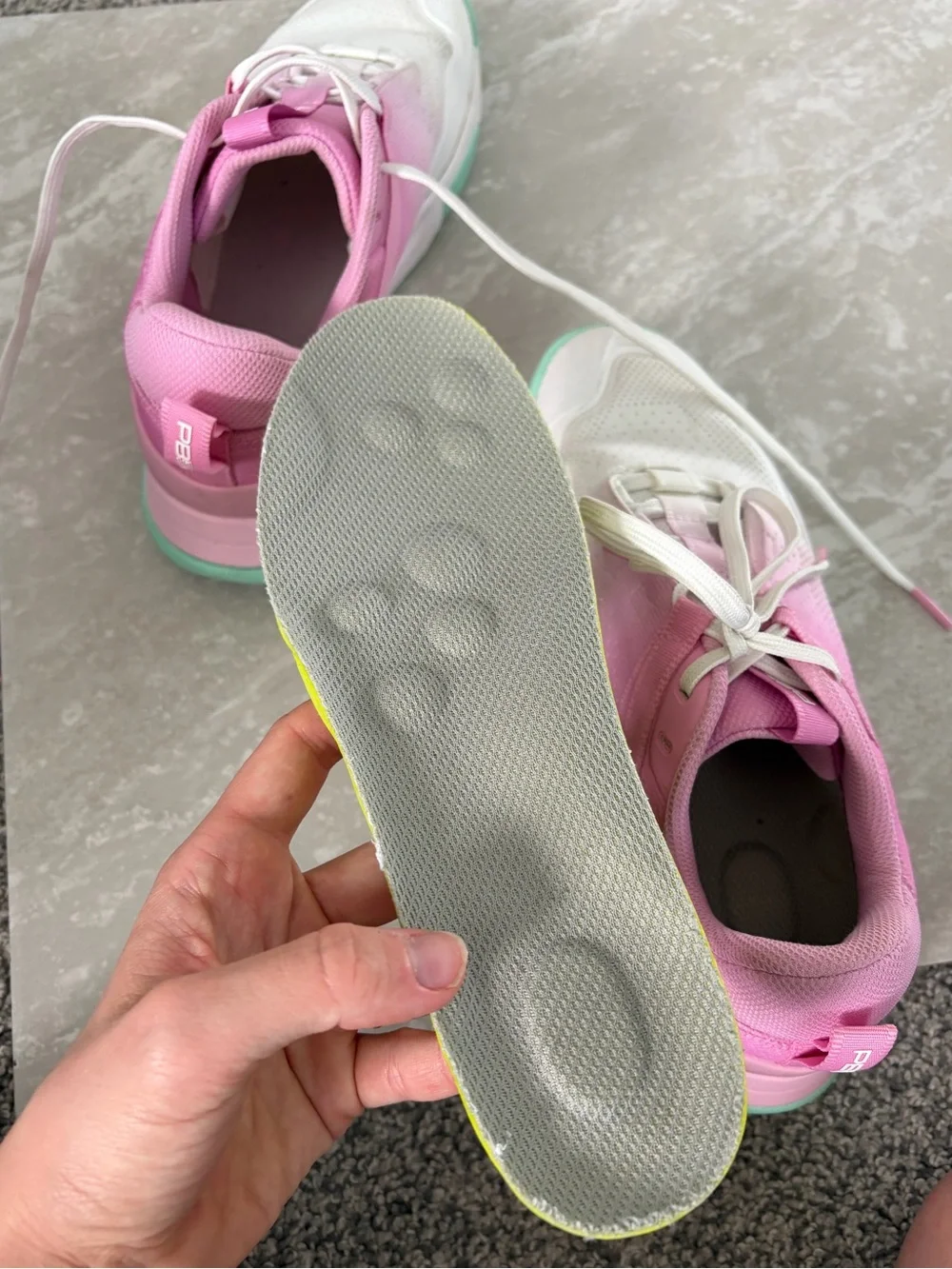 PB5Star Women's Pickleball Court Shoes, PB5 Court2 | Pink Multi- Women’s 7.5